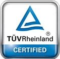 TÜV Rheinland Certified Logo